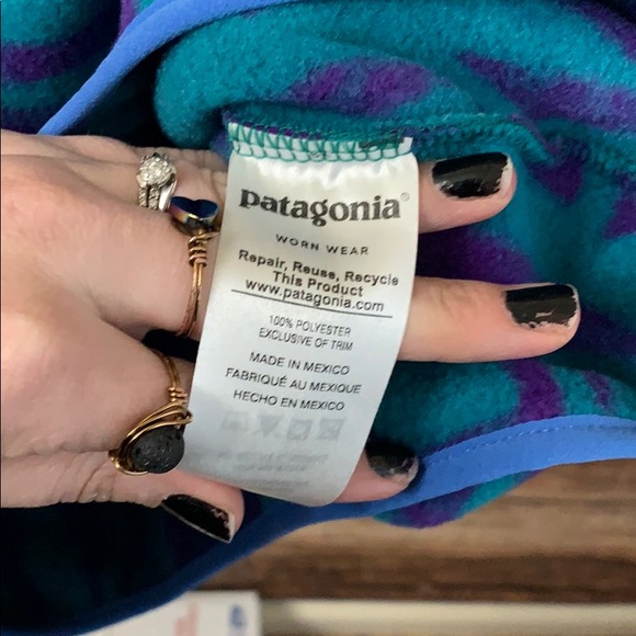NWT Patagonia synchilla  Tribal Geo Print - Picture 6 of 6